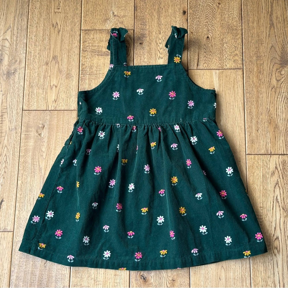Blueberi Boulevard Floral Corduroy Jumper size 4T - Picture 9 of 9